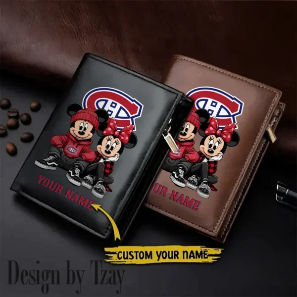 Montréal Canadiens NHL Leather Wallets Vertical Style SPTLVW584