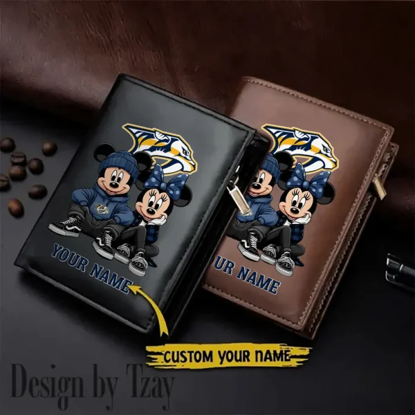 Nashville Predators NHL Leather Wallets Vertical Style SPTLVW585