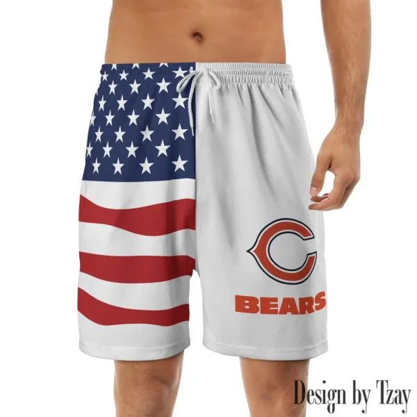 Chicago Bears Casual Men's Drawstring Shorts Trending 2025 BGSHORT277