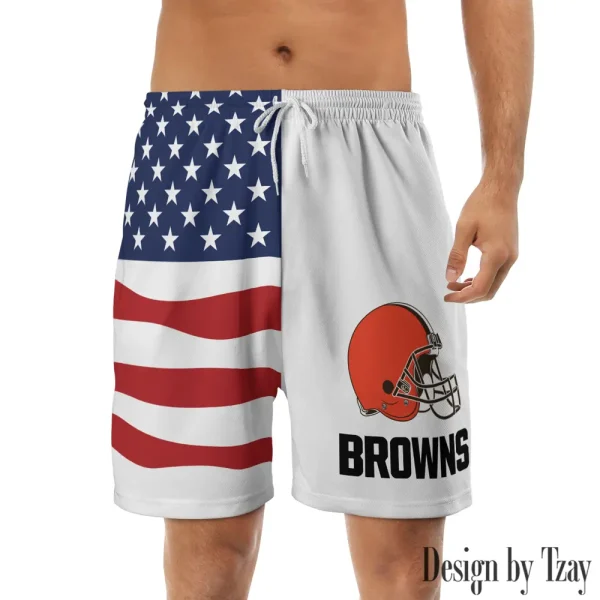 Cleveland Browns Casual Men's Drawstring Shorts Trending 2025 BGSHORT279