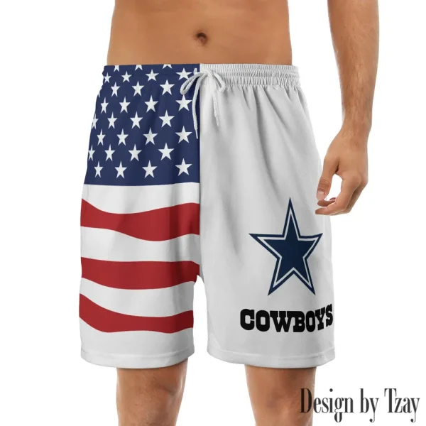 Dallas Cowboys Casual Men's Drawstring Shorts Trending 2025 BGSHORT280