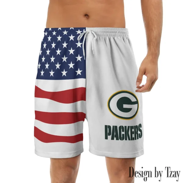 Green Bay Packers Casual Men's Drawstring Shorts Trending 2025 BGSHORT283