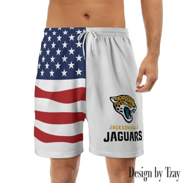 Jacksonville Jaguars Casual Men's Drawstring Shorts Trending 2025 BGSHORT286