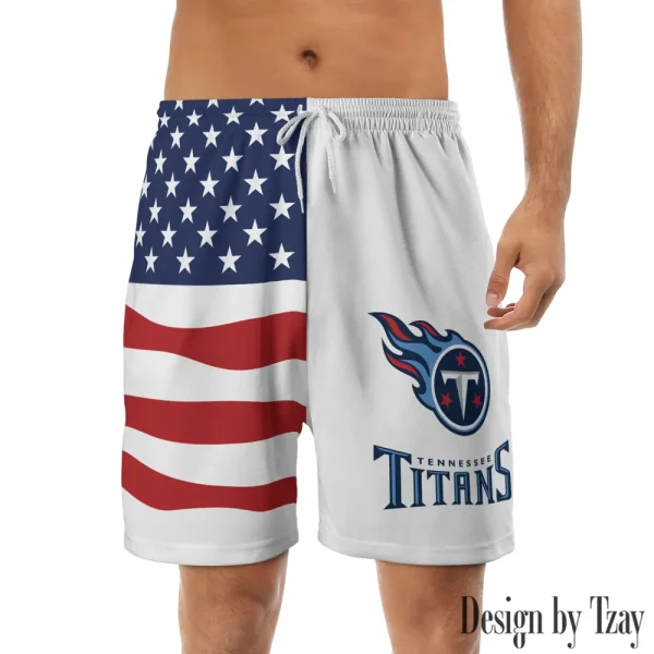 Tennessee Titans Casual Men's Drawstring Shorts Trending 2025 BGSHORT290