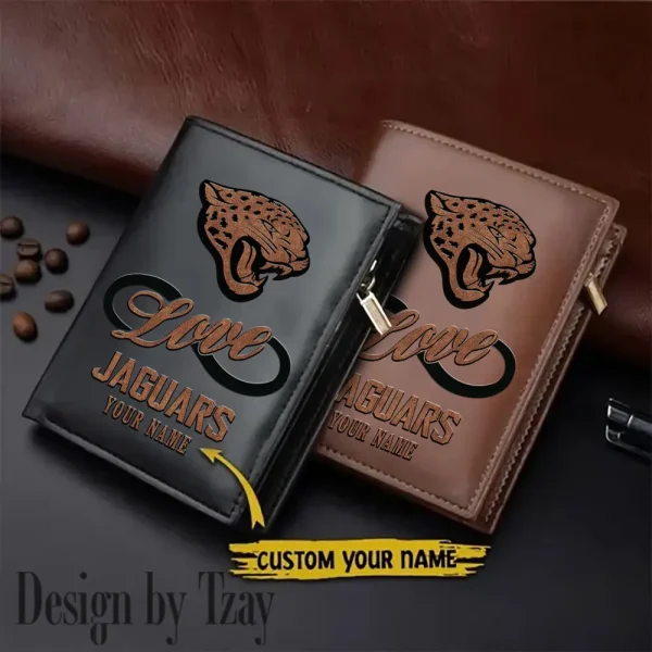 Jacksonville Jaguars Leather Wallets Vertical Style SPTLVW608