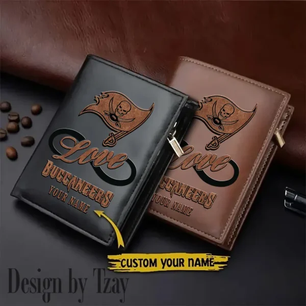 Tampa Bay Buccaneers Leather Wallets Vertical Style SPTLVW623