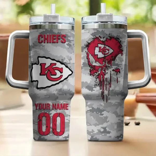 Kansas City Chiefs Customized Tumblers40oz Gift For Fans 2025