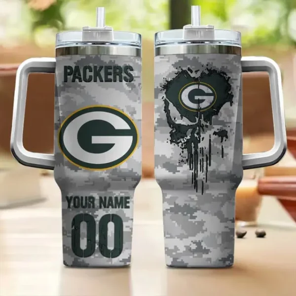 Green Bay Packers Customized Tumblers40oz Gift For Fans 2025