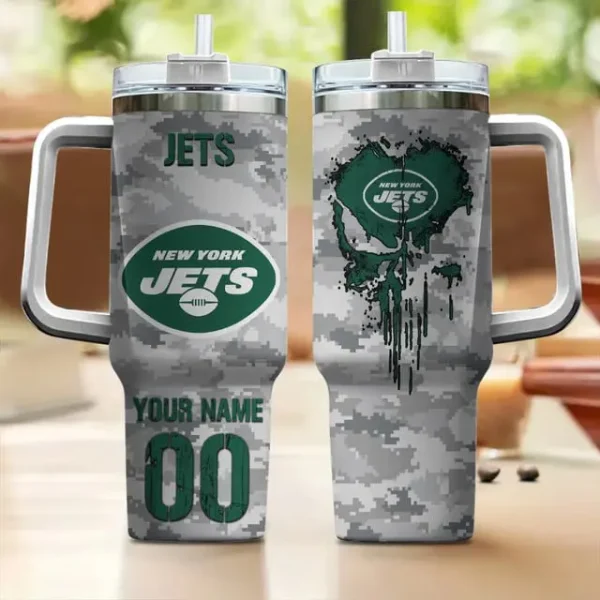 New York Jets Customized Tumblers40oz Gift For Fans 2025