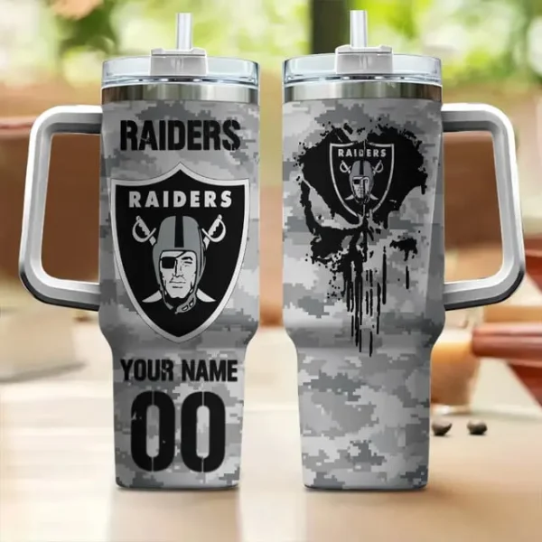 Las Vegas Raiders Customized Tumblers40oz Gift For Fans 2025