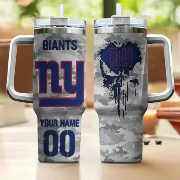 New York Giants Customized Tumblers40oz Gift For Fans 2025