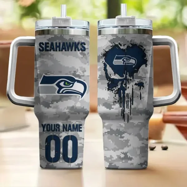 Seattle Seahawks Customized Tumblers40oz Gift For Fans 2025