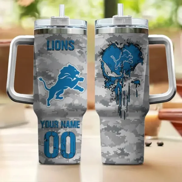 Detroit Lions Customized Tumblers40oz Gift For Fans 2025