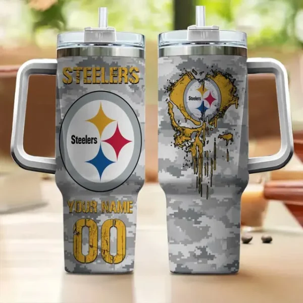 Pittsburgh Steelers Customized Tumblers40oz Gift For Fans 2025