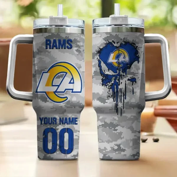 Los Angeles Rams Customized Tumblers40oz Gift For Fans 2025