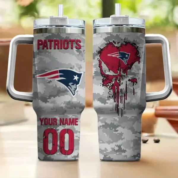 New England Patriots Customized Tumblers40oz Gift For Fans 2025