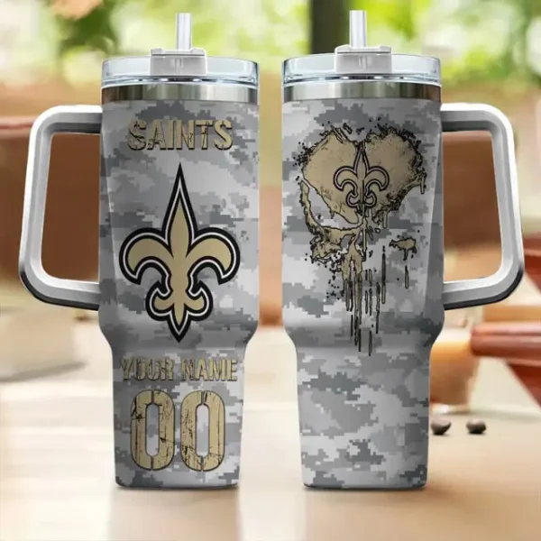 New Orleans Saints Customized Tumblers40oz Gift For Fans 2025