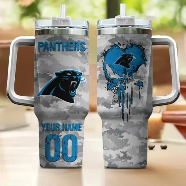 Carolina Panthers Customized Tumblers40oz Gift For Fans 2025