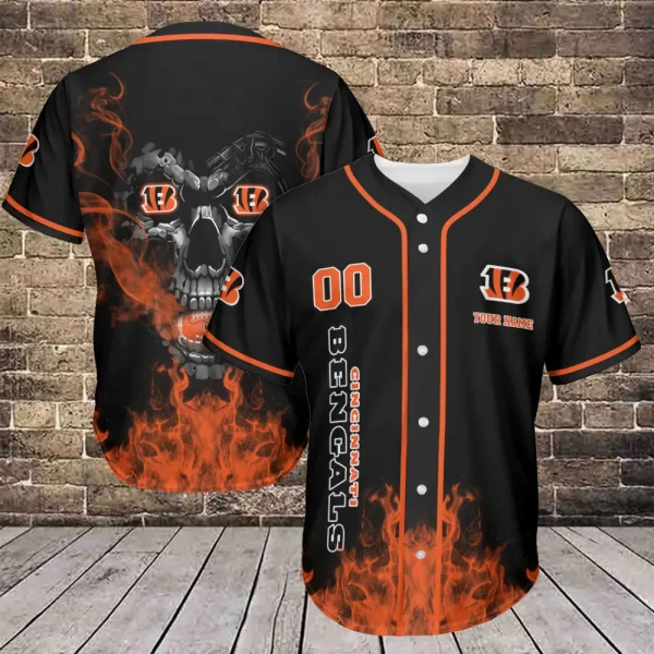 Cincinnati Bengals Casual Button Baseball Shirt Trending 2025 AZCBJS661