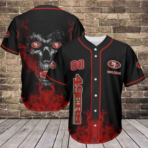 San Francisco 49ers Casual Button Baseball Shirt Trending 2025 AZCBJS664