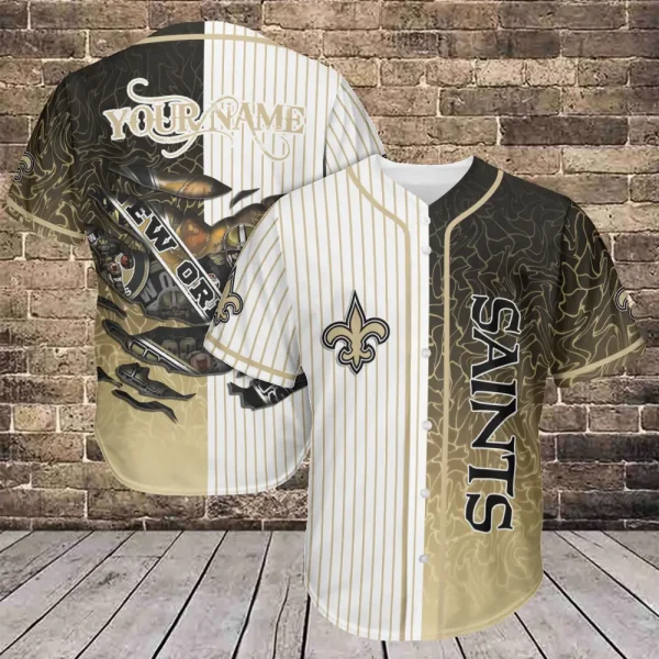 New Orleans Saints Casual Button Baseball Shirt Trending 2025 AZCBJS669