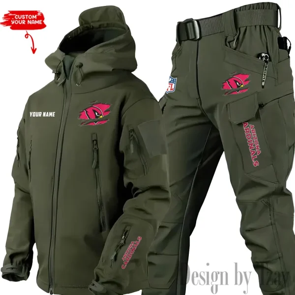 Arizona Cardinals Tactical Winter Set Men's Outdoor Waterproof New 2025 SPTWSMOW129