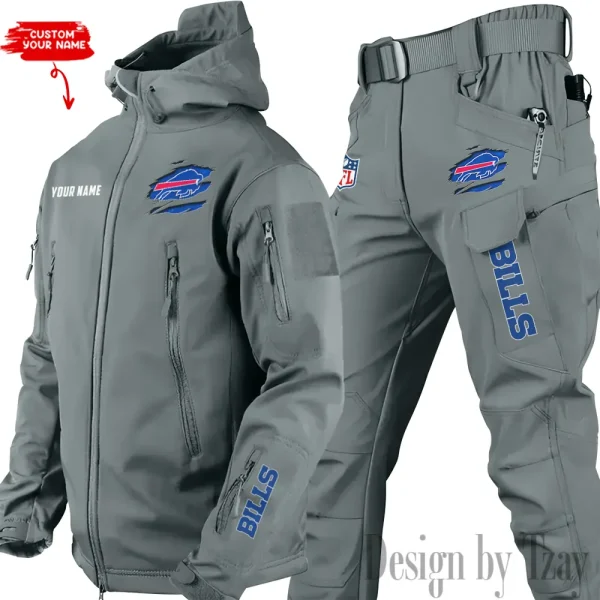 Buffalo Bills Tactical Winter Set Men's Outdoor Waterproof New 2025 SPTWSMOW132 - Image 2