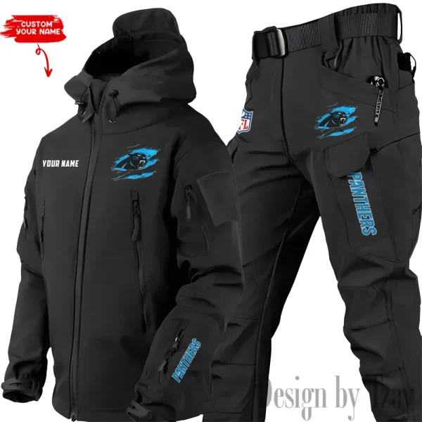 Carolina Panthers Tactical Winter Set Men's Outdoor Waterproof New 2025 SPTWSMOW133 - Image 3
