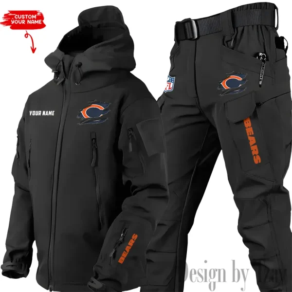Chicago Bears Tactical Winter Set Men's Outdoor Waterproof New 2025 SPTWSMOW134 - Image 2