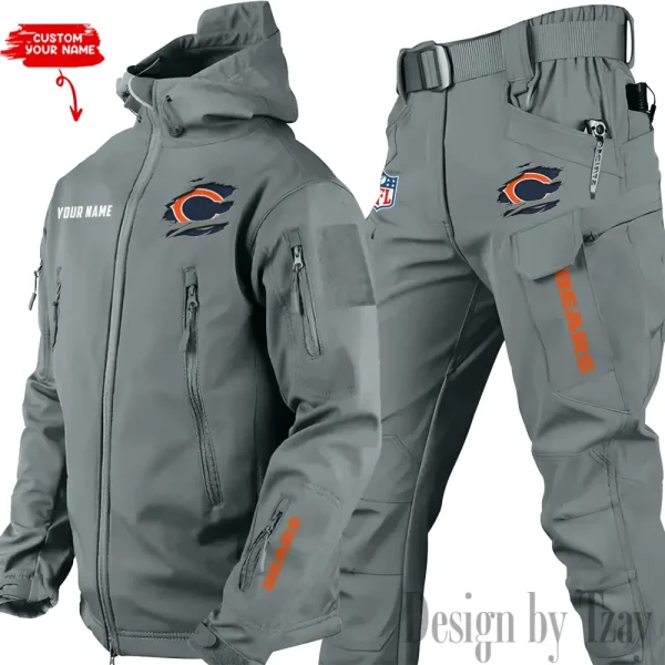 Chicago Bears Tactical Winter Set Men's Outdoor Waterproof New 2025 SPTWSMOW134 - Image 3