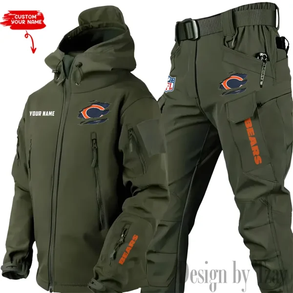 Chicago Bears Tactical Winter Set Men's Outdoor Waterproof New 2025 SPTWSMOW134 - Image 4