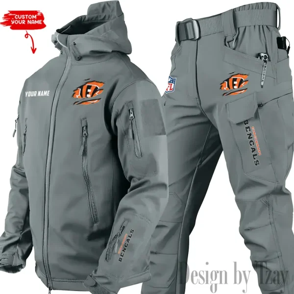 Cincinnati Bengals Tactical Winter Set Men's Outdoor Waterproof New 2025 SPTWSMOW135