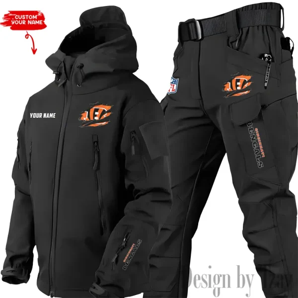 Cincinnati Bengals Tactical Winter Set Men's Outdoor Waterproof New 2025 SPTWSMOW135 - Image 4