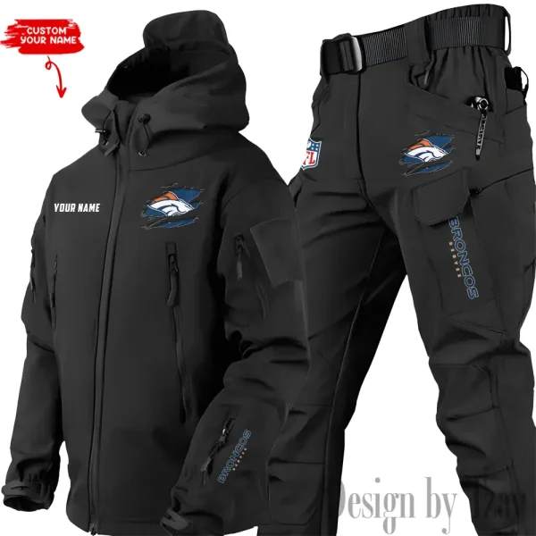 Denver Broncos Tactical Winter Set Men's Outdoor Waterproof New 2025 SPTWSMOW138 - Image 2