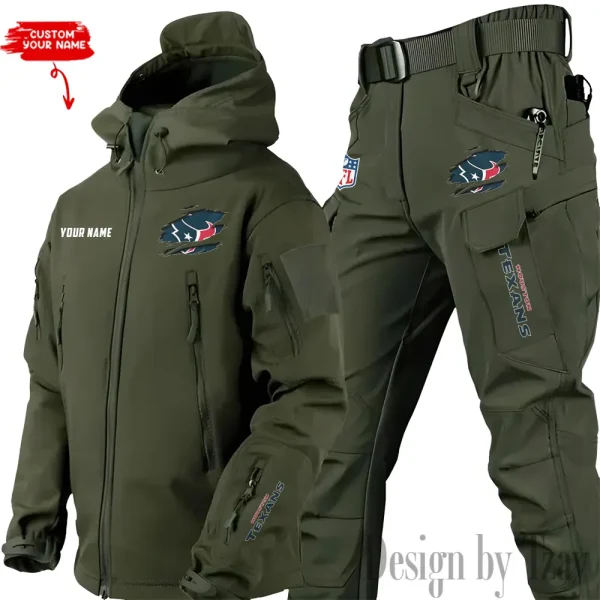 Houston Texans Tactical Winter Set Men's Outdoor Waterproof New 2025 SPTWSMOW141 - Image 2