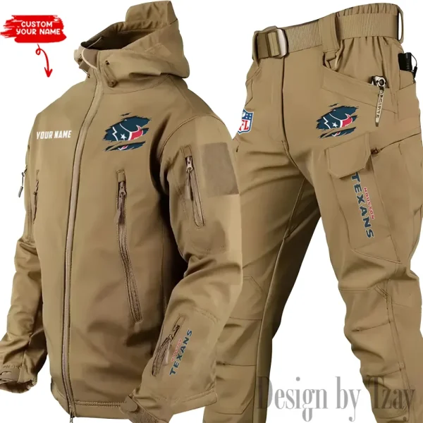 Houston Texans Tactical Winter Set Men's Outdoor Waterproof New 2025 SPTWSMOW141 - Image 3
