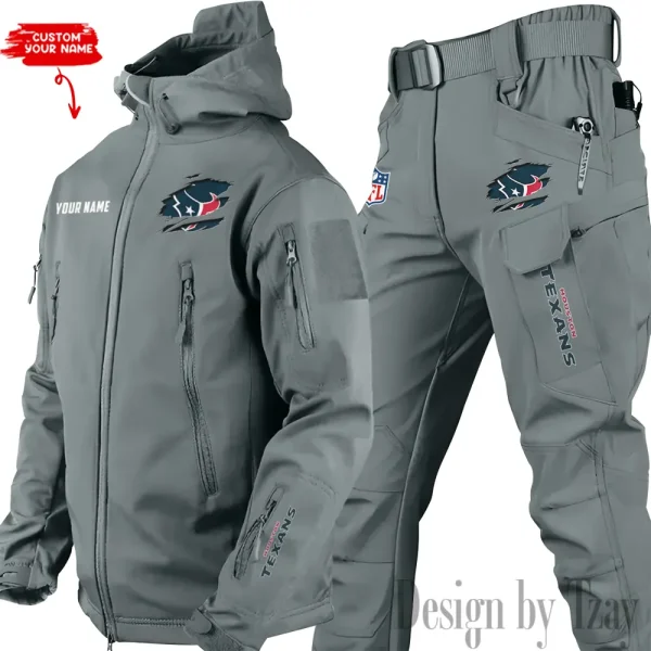 Houston Texans Tactical Winter Set Men's Outdoor Waterproof New 2025 SPTWSMOW141 - Image 4