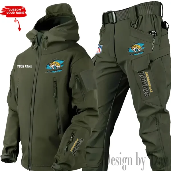 Jacksonville Jaguars Tactical Winter Set Men's Outdoor Waterproof New 2025 SPTWSMOW143 - Image 4