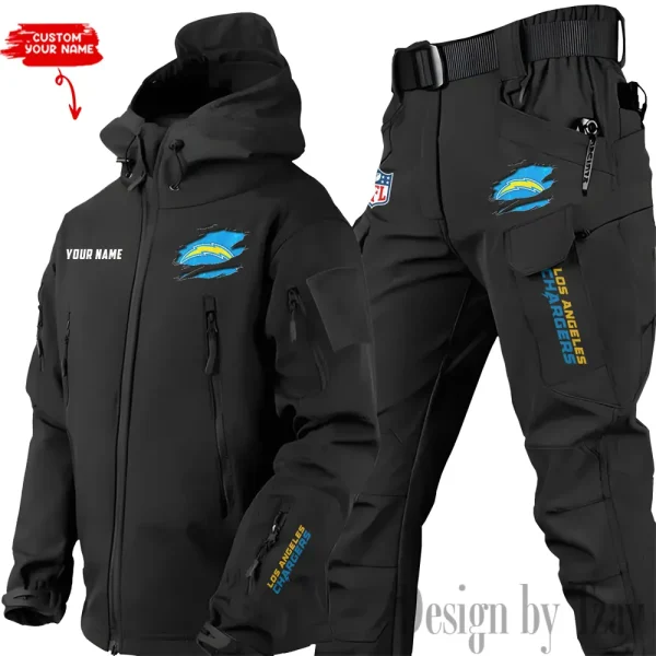 Los Angeles Chargers Tactical Winter Set Men's Outdoor Waterproof New 2025 SPTWSMOW146 - Image 3