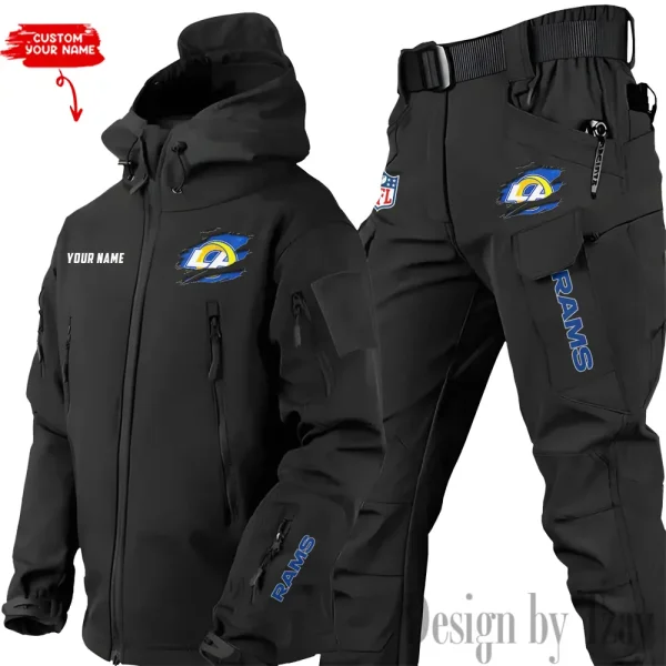 Los Angeles Rams Tactical Winter Set Men's Outdoor Waterproof New 2025 SPTWSMOW147 - Image 2