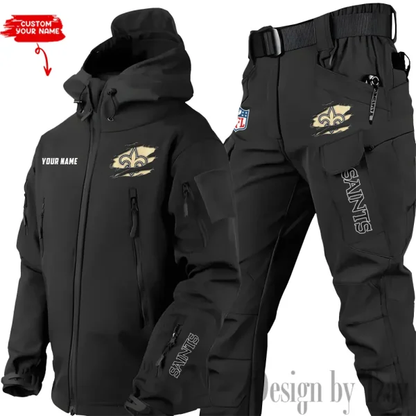 New Orleans Saints Tactical Winter Set Men's Outdoor Waterproof New 2025 SPTWSMOW151 - Image 2