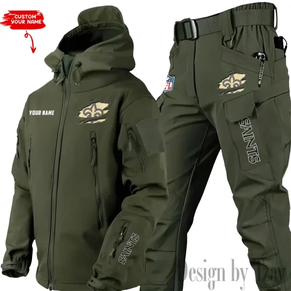 New Orleans Saints Tactical Winter Set Men's Outdoor Waterproof New 2025 SPTWSMOW151 - Image 4