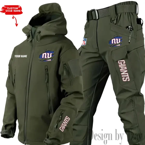 New York Giants Tactical Winter Set Men's Outdoor Waterproof New 2025 SPTWSMOW152