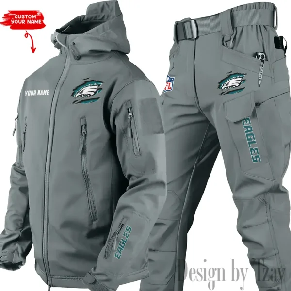 Philadelphia Eagles Tactical Winter Set Men's Outdoor Waterproof New 2025 SPTWSMOW154