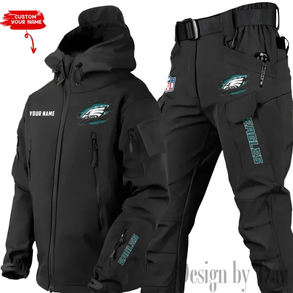 Philadelphia Eagles Tactical Winter Set Men's Outdoor Waterproof New 2025 SPTWSMOW154 - Image 3