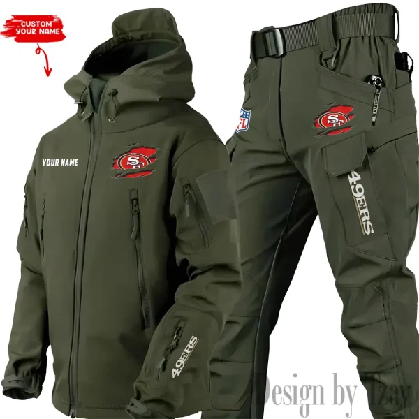 San Francisco 49ers Tactical Winter Set Men's Outdoor Waterproof New 2025 SPTWSMOW156 - Image 3
