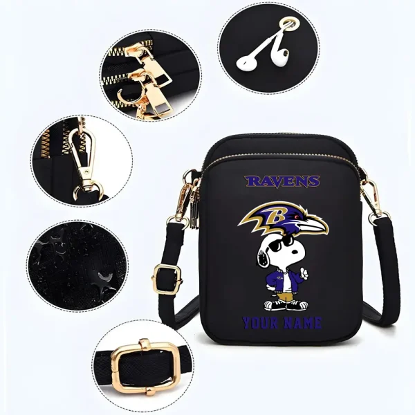 Baltimore Ravens New Style 2025 Ladies Crossbody Bag With Adjustable Strap S9CBB457 - Image 2