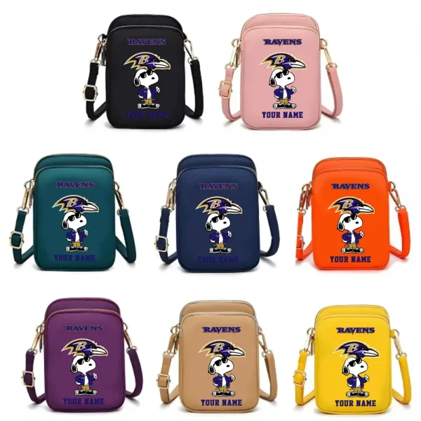 Baltimore Ravens New Style 2025 Ladies Crossbody Bag With Adjustable Strap S9CBB457 - Image 3