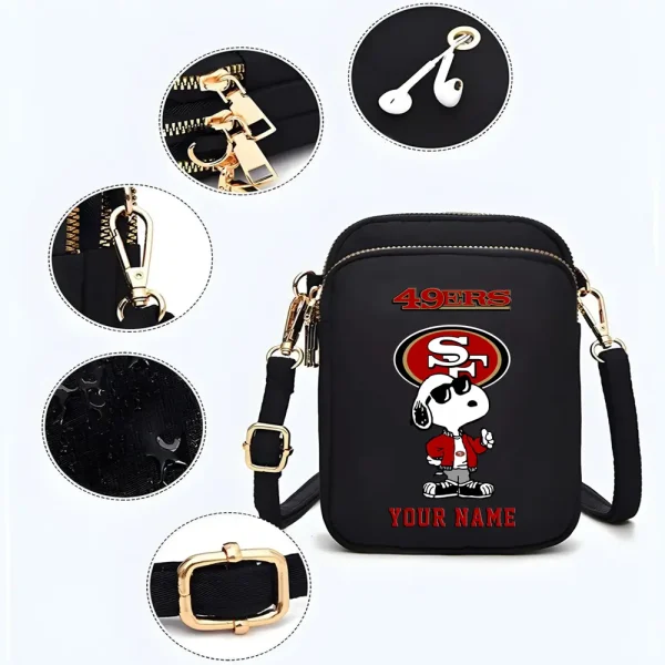 San Francisco 49ers New Style 2025 Ladies Crossbody Bag With Adjustable Strap S9CBB459 - Image 2