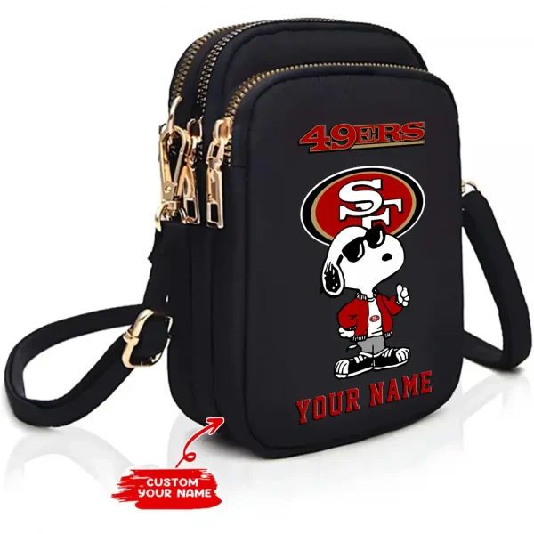 San Francisco 49ers New Style 2025 Ladies Crossbody Bag With Adjustable Strap S9CBB459